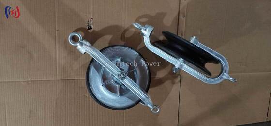 Professioneller Drahtblock mit Nennlast von 10-40KN und Aluminiumschleife zur sicheren Verankerung an Übertragungsleitungen