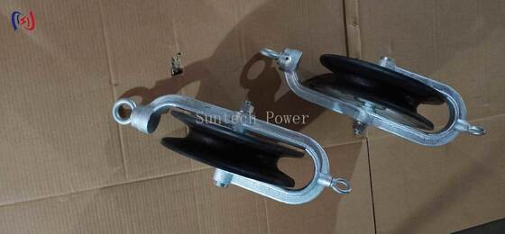 Professioneller Drahtblock mit Nennlast von 10-40KN und Aluminiumschleife zur sicheren Verankerung an Übertragungsleitungen