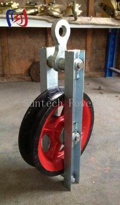 Professionelle Hochgeschwindigkeitsdrehblöcke für glatte und effiziente Kabelrichtungsschwankungen mit geringer Reibungsschale und Nennlast von 50KN