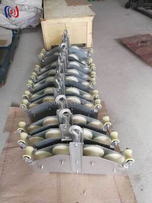 Schwerlast-Vier-Schaufel-Kombi-Block mit 10KN Nennlast, R570 Biegeradius und 23,5 kg Gewicht für hohe mechanische Vorteile