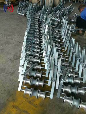 Schwerlast-Drei-Schaufel-Stringing-Block für die Installation von Bündelleitern mit 5KN Nennlast