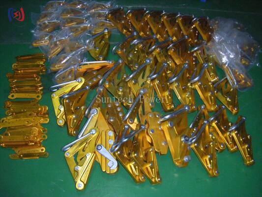 Aluminiumlegierung Leitergreifer mit 7-80KN Nennlast, 14-48mm Max Open und nicht schädlichen Griff für eine sichere Handhabung