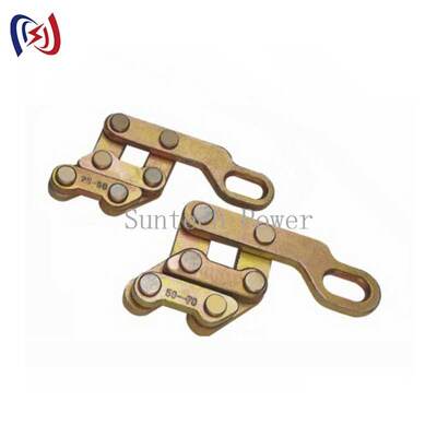 Professionelle parallele Erddrahtgreifer mit Nennlast von 10-30KN und maximaler Öffnung von 13-26 mm zur gleichzeitigen Spannung von Doppelerddraht