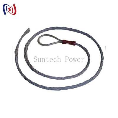 Professionelle OPGW-Netzsocken-Verbindungen für sicheres und schadfreies Ziehen von optischen Erdungskabeln mit 7-22 mm Durchmesser, 10-25 KN Nennlast und 1,4 m Länge