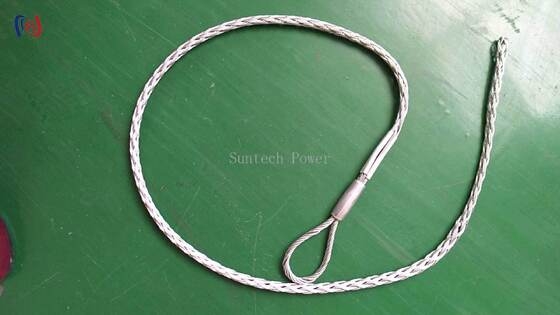 Professionelle OPGW-Netzsocken-Verbindungen für sicheres und schadfreies Ziehen von optischen Erdungskabeln mit 7-22 mm Durchmesser, 10-25 KN Nennlast und 1,4 m Länge