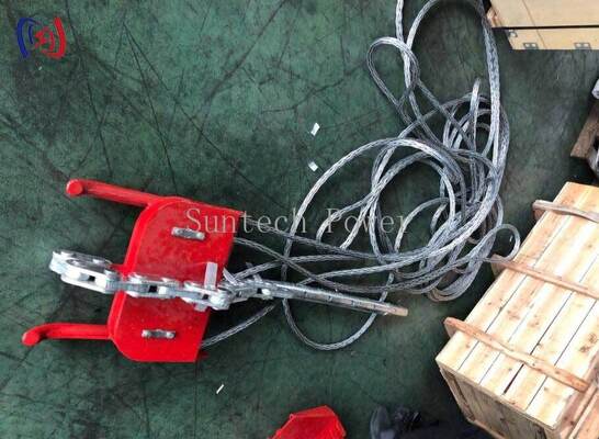 Professionelle Kopfplatten für drei Bündelleiter mit 100-180KN Nennlast, präziser Dreiecksgeometrie und korrosionsbeständiger Aluminiumlegierung