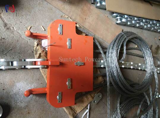 Professionelle Kopfplatte für Vier-Bundle-Leiter mit 130-320KN Nennlast für präzise Quadratgeometrie und höhere Dämpfung