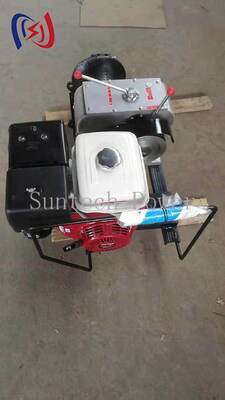 Professionelle 4,04-9,6 kW starke Winde zum Ziehen von Schwerkabeln und Strängen von Leitern bei Stromleitungsarbeiten