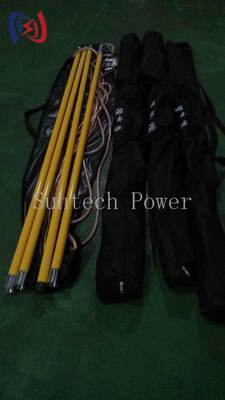 Professionelle Erdungsleitung für 10-500KV Spannung mit 25-50mm2 Kupfer und 1000-5500mm Gesamtlänge für sichere elektrische Erdung