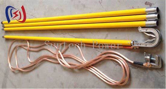 Professionelle Erdungsleitung für 10-500KV Spannung mit 25-50mm2 Kupfer und 1000-5500mm Gesamtlänge für sichere elektrische Erdung