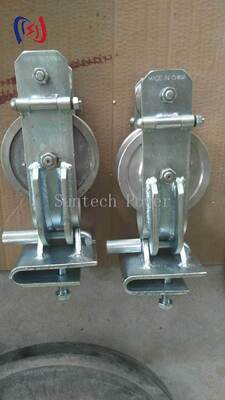 Skyward Dreizweck-Stringing-Block mit 20KN Nennlast für die vielseitige Montage in Luftleitungsinstallationen