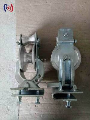 Skyward Dreizweck-Stringing-Block mit 20KN Nennlast für die vielseitige Montage in Luftleitungsinstallationen