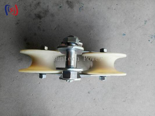 Profi-Tandem-Schaufel-Stringing-Block für die gleichzeitige Installation von mehreren Leitern mit Nennlast von 25KN und präzise konstruierten Schaufeln