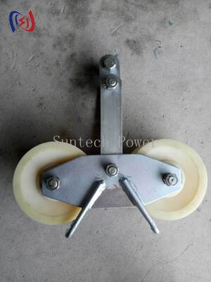 Profi-Tandem-Schaufel-Stringing-Block für die gleichzeitige Installation von mehreren Leitern mit Nennlast von 25KN und präzise konstruierten Schaufeln