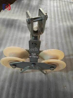 Profi-Tandem-Schaufel-Stringing-Block für die gleichzeitige Installation von mehreren Leitern mit Nennlast von 25KN und präzise konstruierten Schaufeln