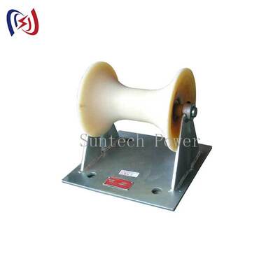 Professionelle 5KN Nennlast-Kabel-Bodenwalze mit gegossenem Aluminiumträger für 150-160 mm Untergrundkabelinstallation