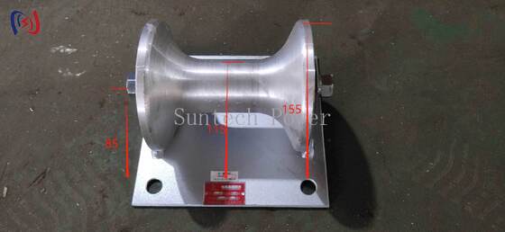 Professionelle 5KN Nennlast-Kabel-Bodenwalze mit gegossenem Aluminiumträger für 150-160 mm Untergrundkabelinstallation