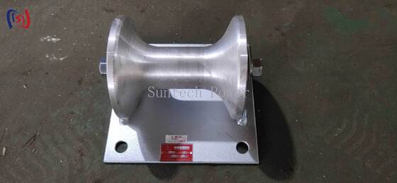 Professionelle 5KN Nennlast-Kabel-Bodenwalze mit gegossenem Aluminiumträger für 150-160 mm Untergrundkabelinstallation