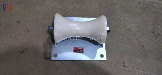 Professionelle 5KN Nennlast-Kabel-Bodenwalze mit gegossenem Aluminiumträger für 150-160 mm Untergrundkabelinstallation