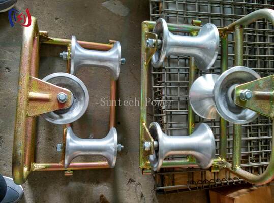 Schwerlastförderfähige Eckrollenkabelziehgeräte mit 10KN Nennlast für 120-200mm-Kabel