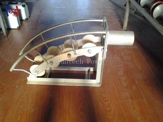 Professionelle C-Serie Kabel-Eingangsschutz-Rolle mit 80-200 mm Rohrdurchmesser für korrosionsbeständiges und reibungsarmes Kabelziehen