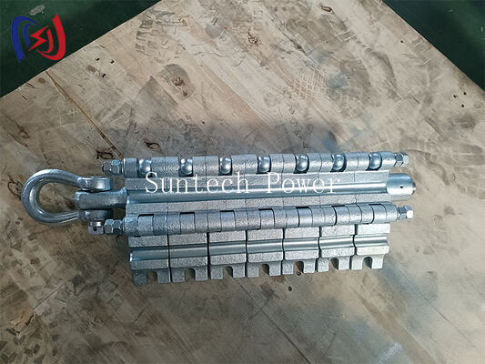 Multi-Segment-Typ Come Along-Klemme mit 90-150KN Nennlast und 150N.m Spannmoment für die Übertragungsleitungssträngung