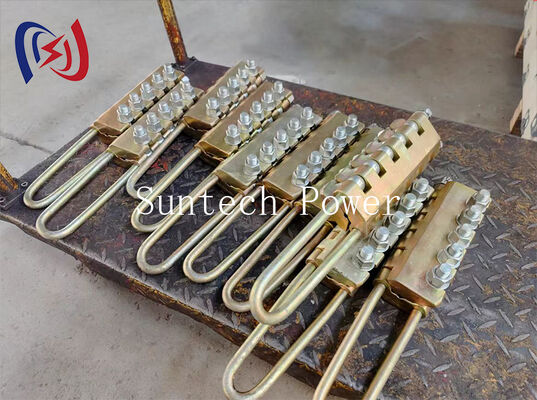 Bolt-Typ Anti-Twist Stahlseil Gripper Come Along Klammer 20-100KN für Übertragungsleitungen Stringing mit 7-24mm Durchmesser