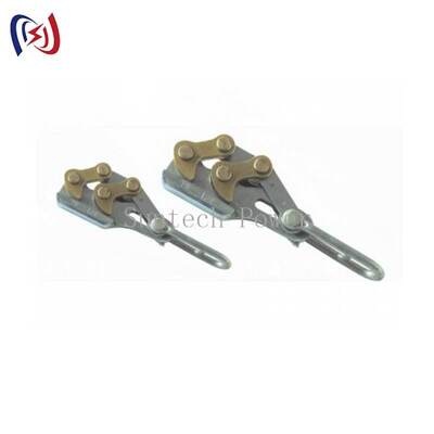 Stahlstrang Come Along Klammer mit 10-30KN Nennlast und 11-15mm Durchmesser Dual Cam Draht Gripper
