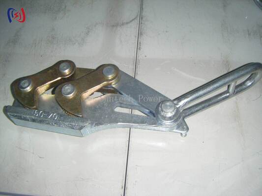 Stahlstrang Come Along Klammer mit 10-30KN Nennlast und 11-15mm Durchmesser Dual Cam Draht Gripper