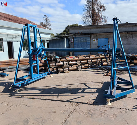 Hydraulischer Leiter Trommelstand SI-30 300KN Last 5000 mm Kabel Spulen Kapazität