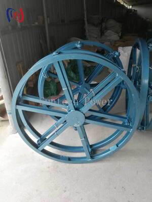 Vertikaler Kabeltrommelständer 10-70KN 500-1500mm Leiter-Trommelständer Platzsparend