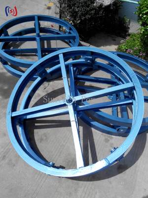 Vertikaler Kabeltrommelständer 10-70KN 500-1500mm Leiter-Trommelständer Platzsparend