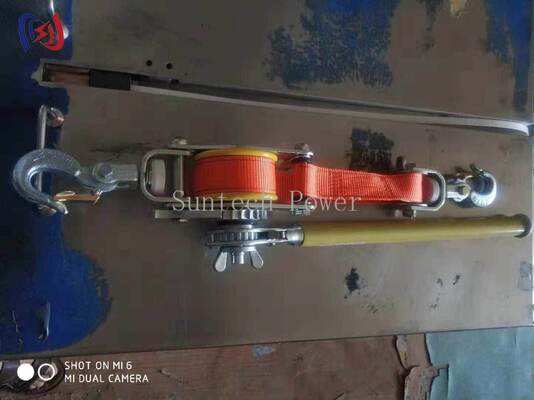 Werkzeugfreie Isolierte Spannmaschine 10-20KN Webbing Strap Leiter Stringing Tools