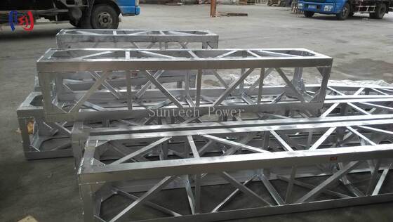 Gitter Gin Pole 8-18m Power Tower Erektionswerkzeuge Korrosionsbeständige Beschichtung