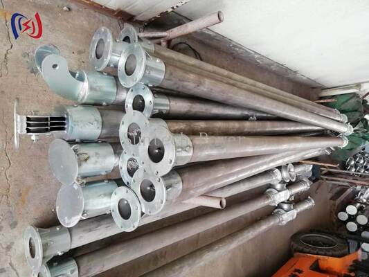 Tubulare A-Form-Gin Pole 120x7mm 6-13m Turmbauwerkzeuge Korrosionsbeschichtet