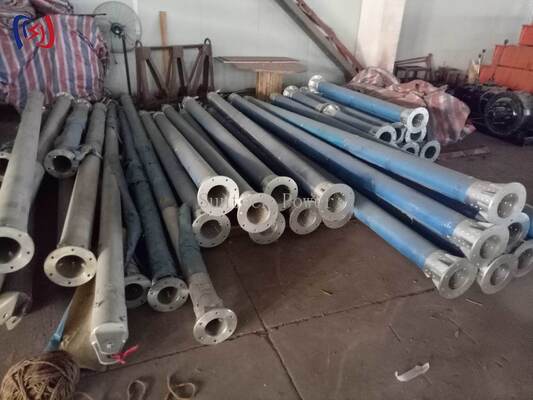 Tubulare A-Form-Gin Pole 120x7mm 6-13m Turmbauwerkzeuge Korrosionsbeschichtet