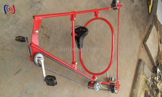 1KN Load Single Conductor Inspection Trolley with Aircraft-grade Aluminum Alloy Frame for Overhead Line Maintenance