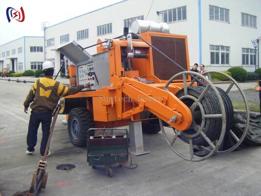90KN Hydraulic Puller Tensioner 4300KG Hydraulic Cable Tensioner for Overhead Line Stringing