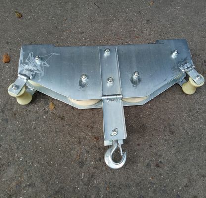 Quadrant-Block kombinierte Art SHZHD10 des Lichtwellenleiter-Flaschenzug-Block-10KN OPGW