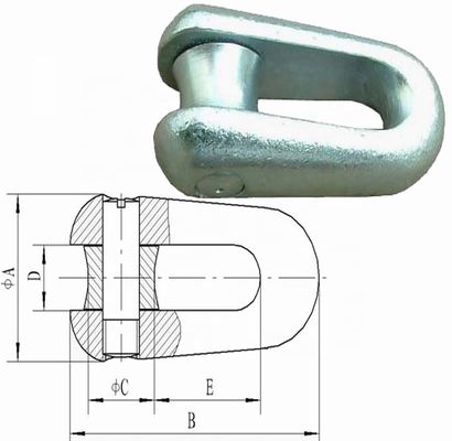 Reparierte steifes Gegendreh- 250KN Drahtseil-Verbindungsstück Gelenke für Versuchs-Wire