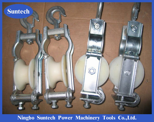 Zweifach verwendbares Sitzen und hängende Art Drahtseil-Leiter Pulley Stringing Block