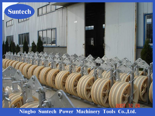 CE ISO SHDN ACSR Transmission Line Stringing Pulley Dirigent Stringing Blocks