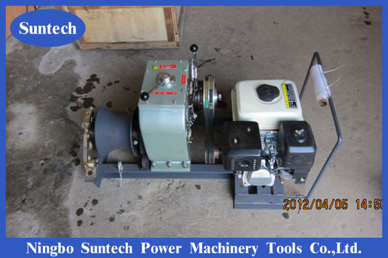 4 angetriebene Seilwinde-Abziehvorrichtung der Tonnen-6HP Benzinmotor für Bauarbeit