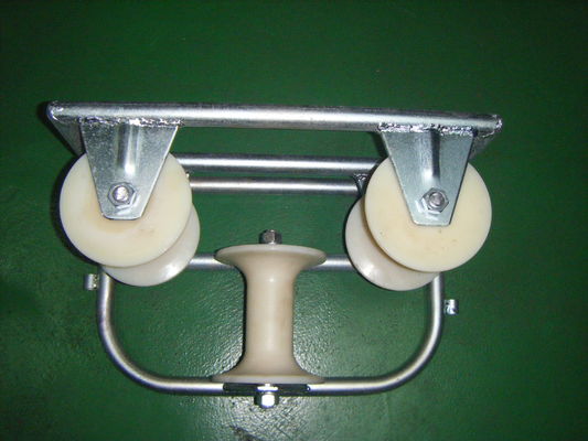 Harte Beanspruchung galvanisierte dreifache Ecken-kleine Kabel-Rolle 10KN