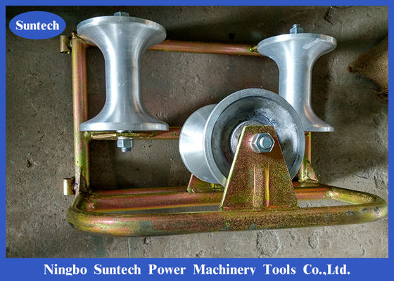 Harte Beanspruchung galvanisierte dreifache Ecken-kleine Kabel-Rolle 10KN