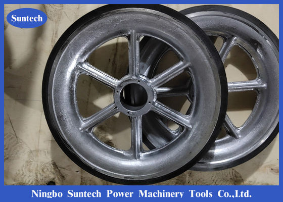 Aluminium-Seilscheiben, mit Neopren ausgekleideter Dirigenten-Besaitungs-Flaschenzug