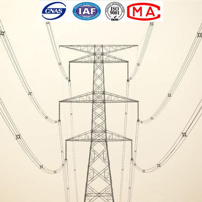 Galvanisierter Q235 Electric Power Turm des heißen Bad-für obenliegende Linie