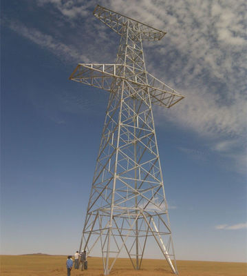 Heiße galvanisierte Stahlstromleitung Q345 Q235 Turm