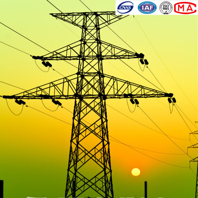 Polygonale konische Flussüberquerung des Gitter-220kv Stahlturm-