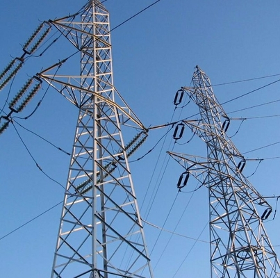 Polygonale konische Flussüberquerung des Gitter-220kv Stahlturm-